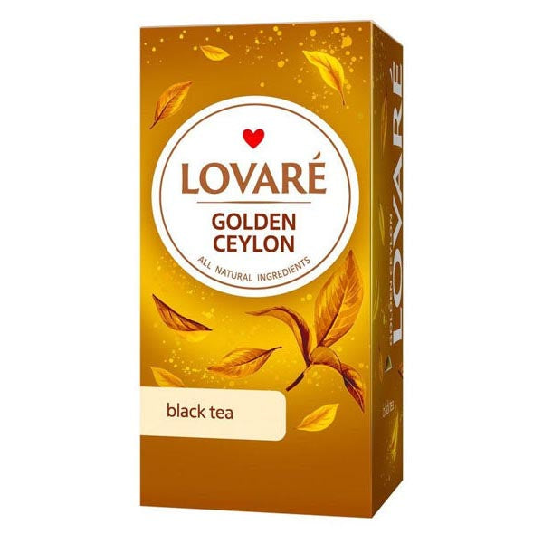 Чай черный золотой цейлонский – 24 пакетика